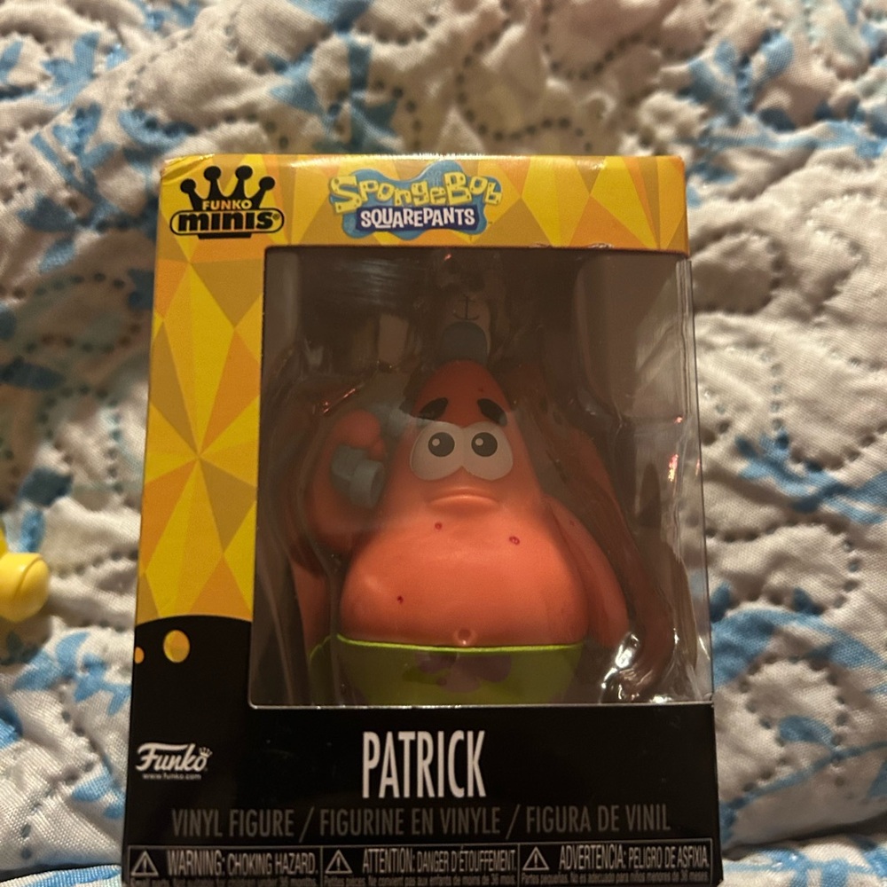 Funko Minis Patrick Vinyl Figure in Orange and Green